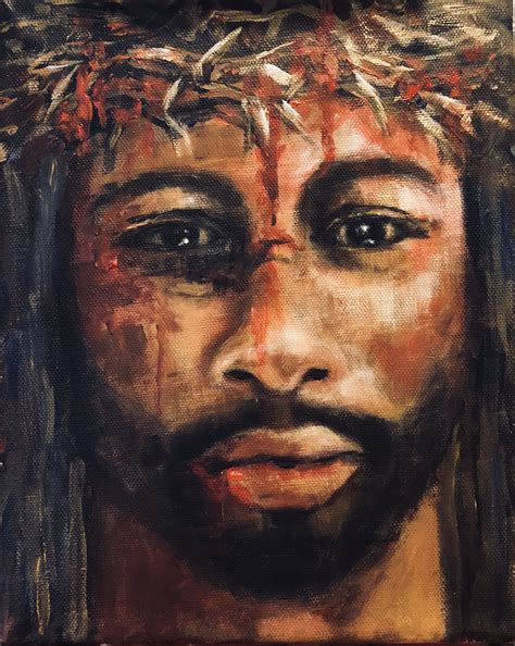 Black jesus painting - Jul 22, 2017 · Dan Gallio, spokesman for Sacred Heart, said handwritten notes by a former seminary director say three unidentified black men were seen by seminary staff painting Jesus’ face, hands and feet on ... 